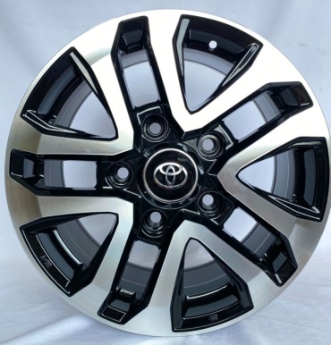 Toyota 026 8x17/5x150 D110 ET60 4 диска черный, серебристый