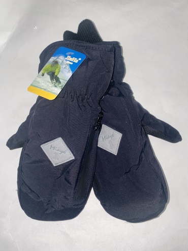 Варежки ЛиНа Gloves размер 7 черный