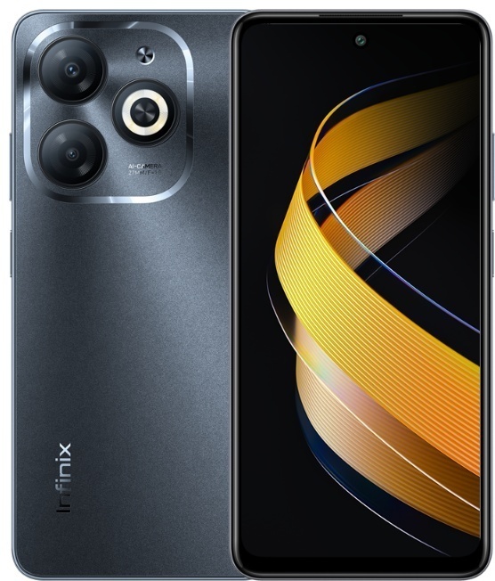Купить Смартфон Infinix SMART 8 4 ГБ/128 ГБ черный в Алматы – Магазин ...