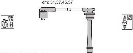 Свечные провода NGK 44332