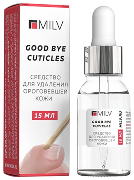 MILV Good bye cuticles ремувер жидкий 15 мл