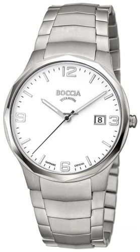 Кварцевые Boccia Titanium 3656-01 титан