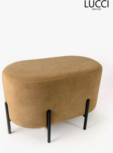 Банкетка LUCCI 021531, 58x33x38 см, коричневый