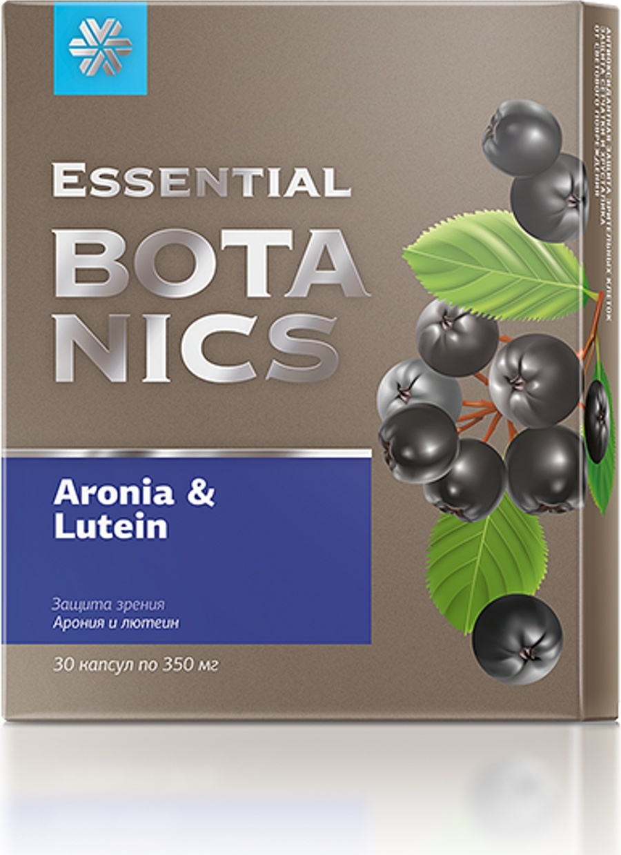 Купить SW Essential Botanics Защита зрения, Арония, лютеин, 30 капсул в ...