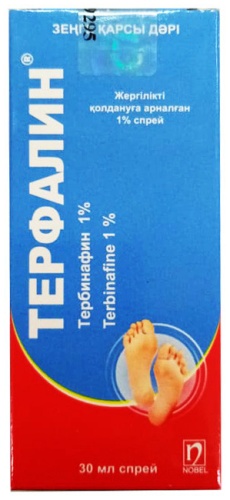 Терфалин спрей 1% 30 мл