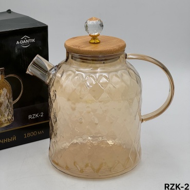 Чайник A-DANTIK RZK-2 1.8 л, жаропрочное стекло, стекло
