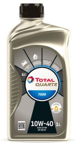 Полусинтетическое Total 7000 10W-40 1 л