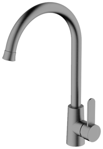 Смеситель для кухни Frap F40899-9, латунь, цвет антрацит