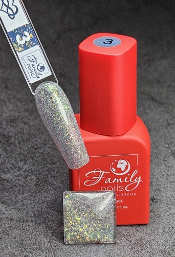 Family nails гель-лак INFINITI №3 глянцевое 10 мл
