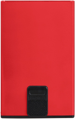 Визитница Samsonite металл красный