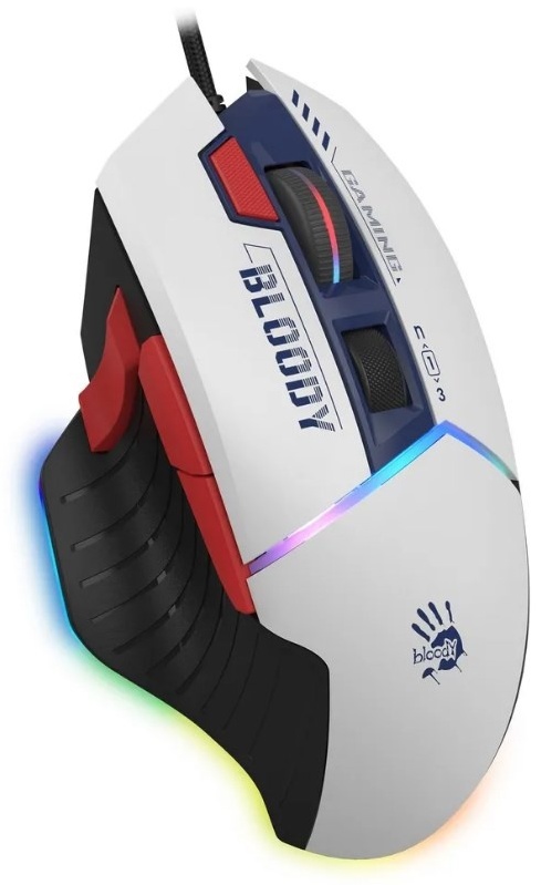 Мышь A4Tech Bloody W95 Max Sports белый