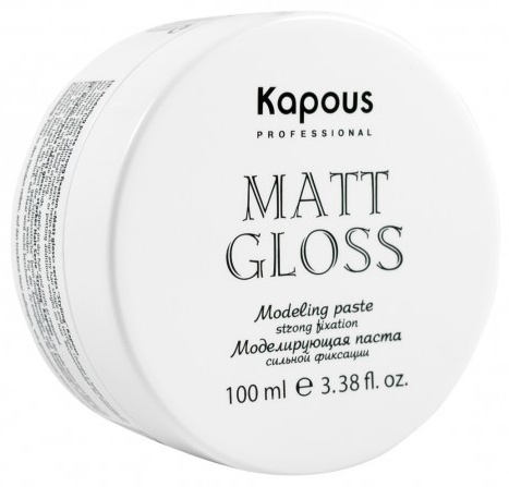 Kapous Professional Matt Gloss текстурирующая паста сильная фиксация 100 мл