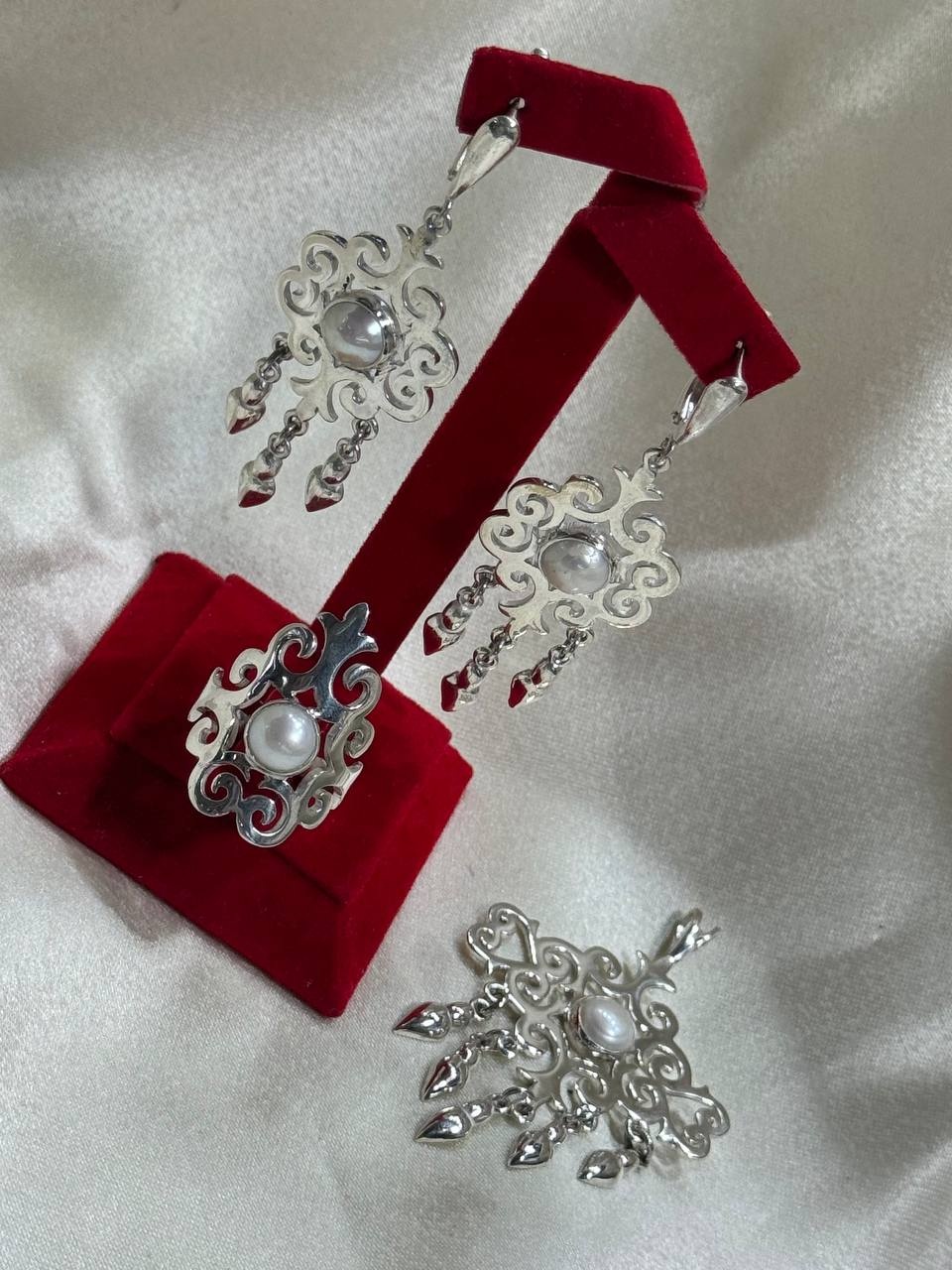 Splendore Collection PC24S325 вес 35.5 г серебро, жемчуг