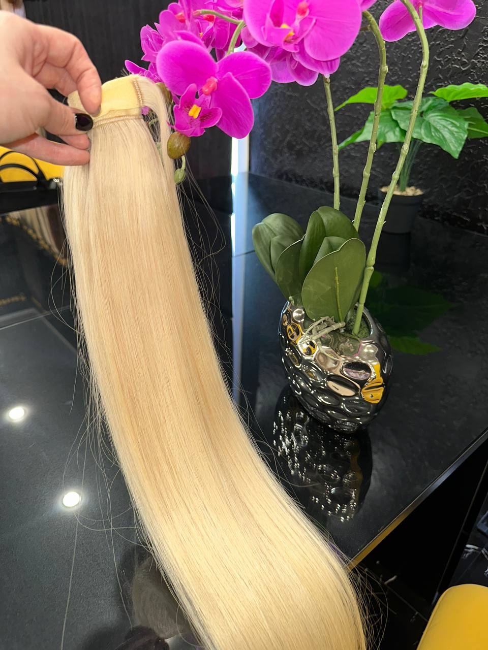 Kukla.hair.kz шиньон блонд женский