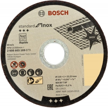 Bosch по металлу 2608603169 115x22.2 мм