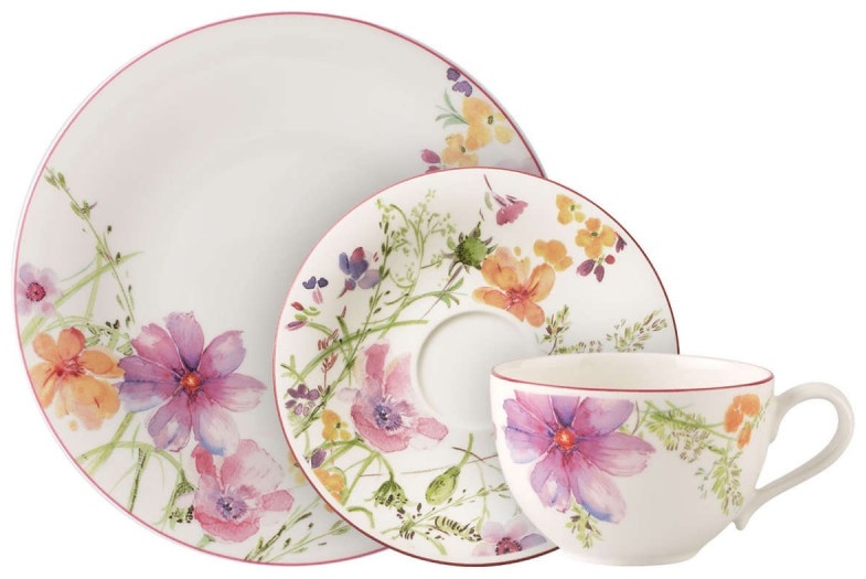 Сервиз на 6 персон Villeroy&Boch , предметов: 18, кофейный, фарфор