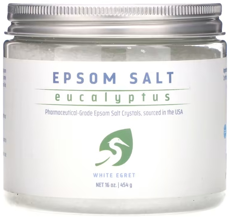 White Egret Personal Care Epsom Salt Eucalyptus английская соль 454 г