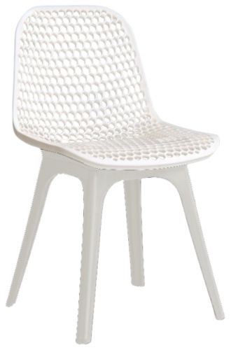 Стул классический Urbio 40-666-2 / 26-052, пластик, 80x46x53.5, белый