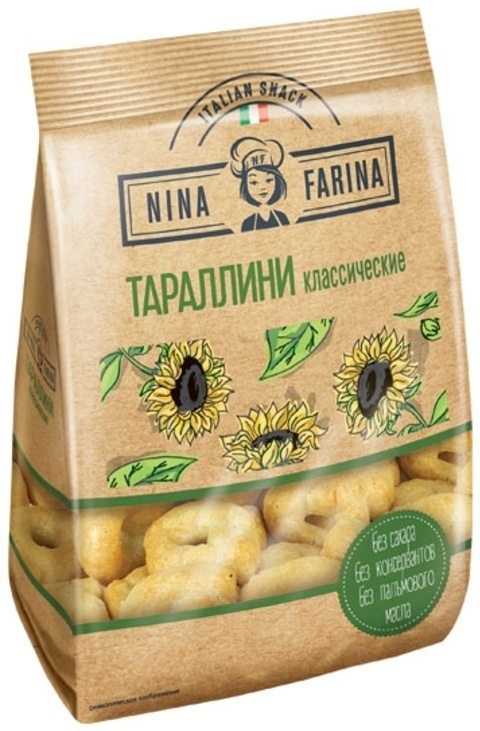 Nina Farina сушки Тараллини классические 180 г