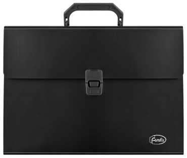 Папка-портфель Forofis 91185, А4, черный