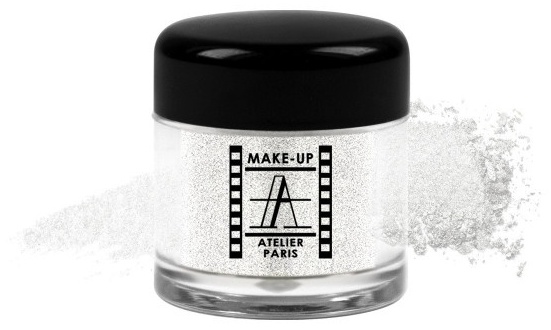 Пудра Make-Up Atelier Paris Pearl рассыпчатая Metallic Silver слоновая кость