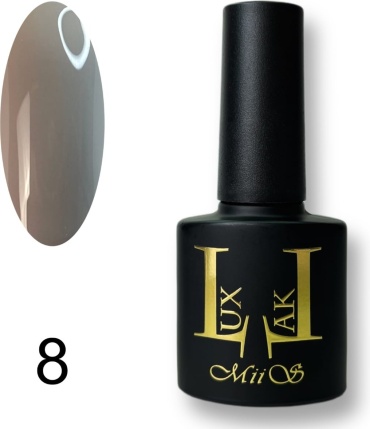 MiiS гель-лак LuxLak 8 глянцевое 7.3 мл