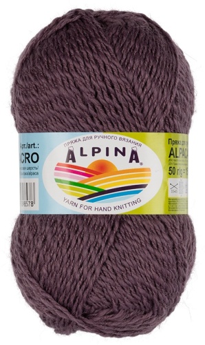 Моток Alpina ALPACAACRO07 фиолетовый 150 м 50 г