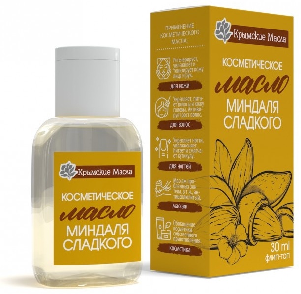 Крымские масла косметическое масло миндаль 30 мл