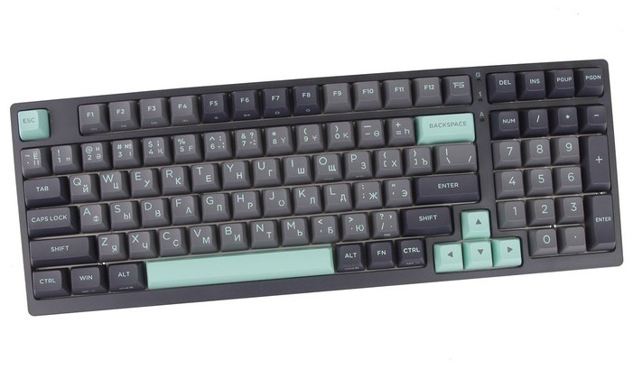Клавиатура A4Tech Fstyler FS300 ru серый