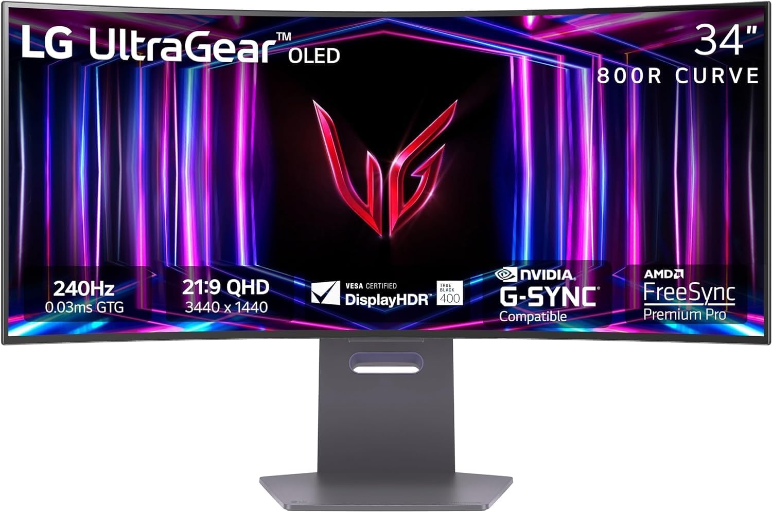Монитор 34" LG 34GS95QE-B черный