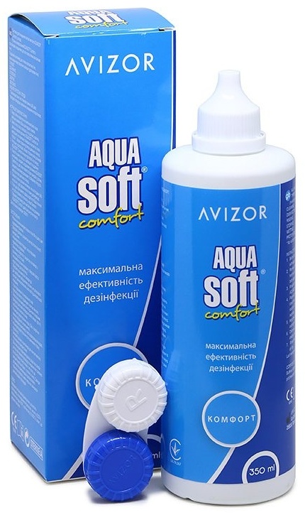 Раствор для линз Avizor Aqua Soft Comfort 350 мл