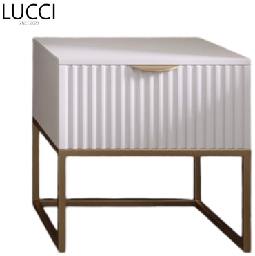 Тумба LUCCI 152410162, 50x50x40 см, белый, золотистый