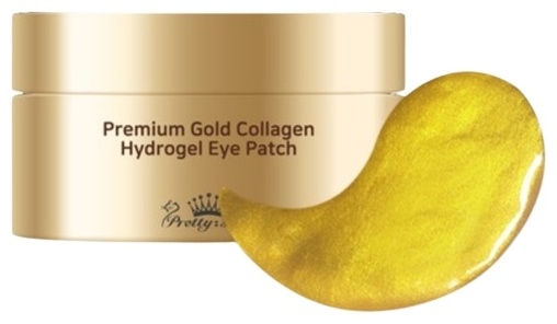 Патчи Pretty Skin коллагеновые Premium Gold Collagen Eye Patch для повышения упругости 60 шт