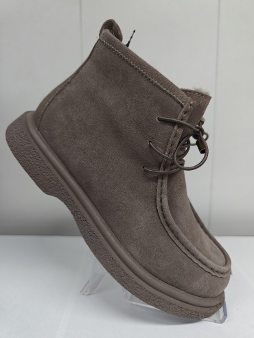 Ботинки QuQi Shoes серый