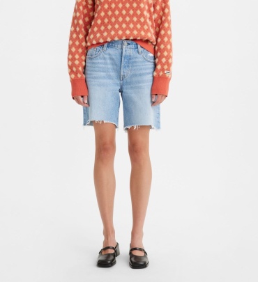 Джинсовые шорты Levis голубой