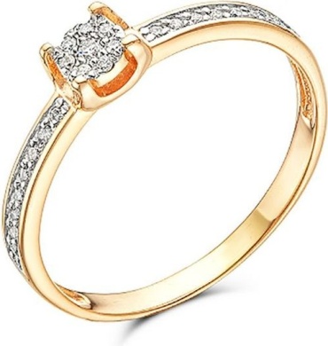 Kari jewelry b21010F0 размер 17 вес 1.6 г золото, бриллиант