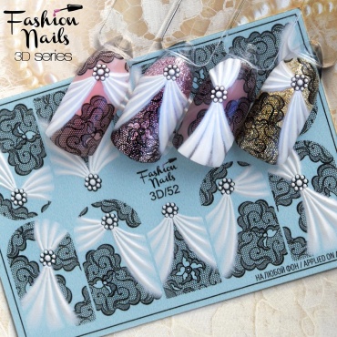 Fashion Nails слайдеры 3D/52 1 шт