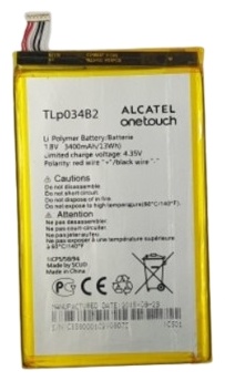 Аккумулятор для Alcatel Alcatel One touch Hero/Tlp034b2/TCL Y910/Y910t 3400 мАч