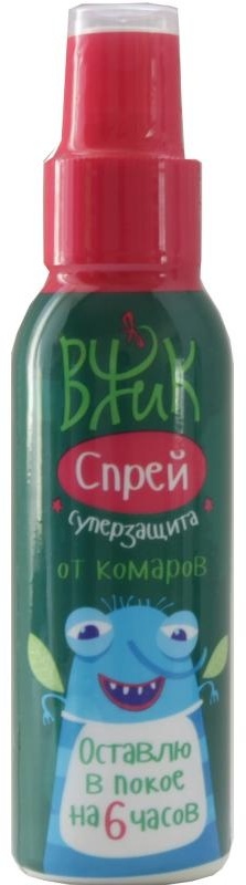 Спрей от комаров Вжик Супер, 100 мл