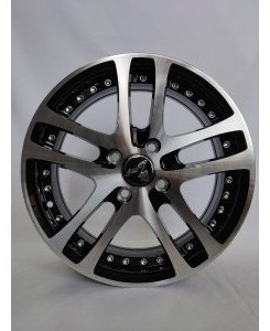 RS 243 6.5x16/4x98 D58.6 ET35 4 диска черный, серебристый