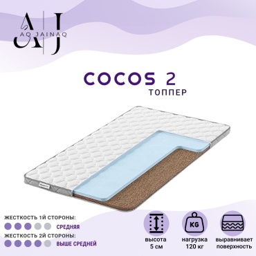 Топпер AQ JAINAQ Cocos 2, 110x200x5 см