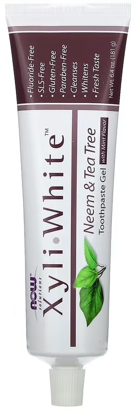 NOW зубная паста XyliWhite Toothpaste Gel Neem & Tea Tree Mint 181 г