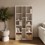 Стеллаж напольный ASU PLUS, 90x21x180 см, белый