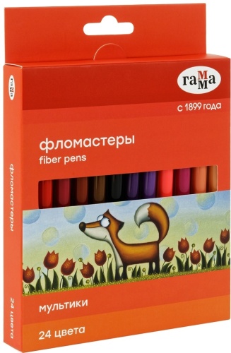 Фломастер Гамма 24 шт