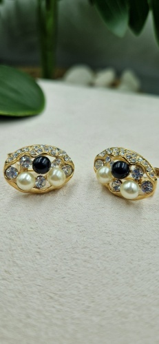Серьги Fashion Jewelry медь, горный хрусталь