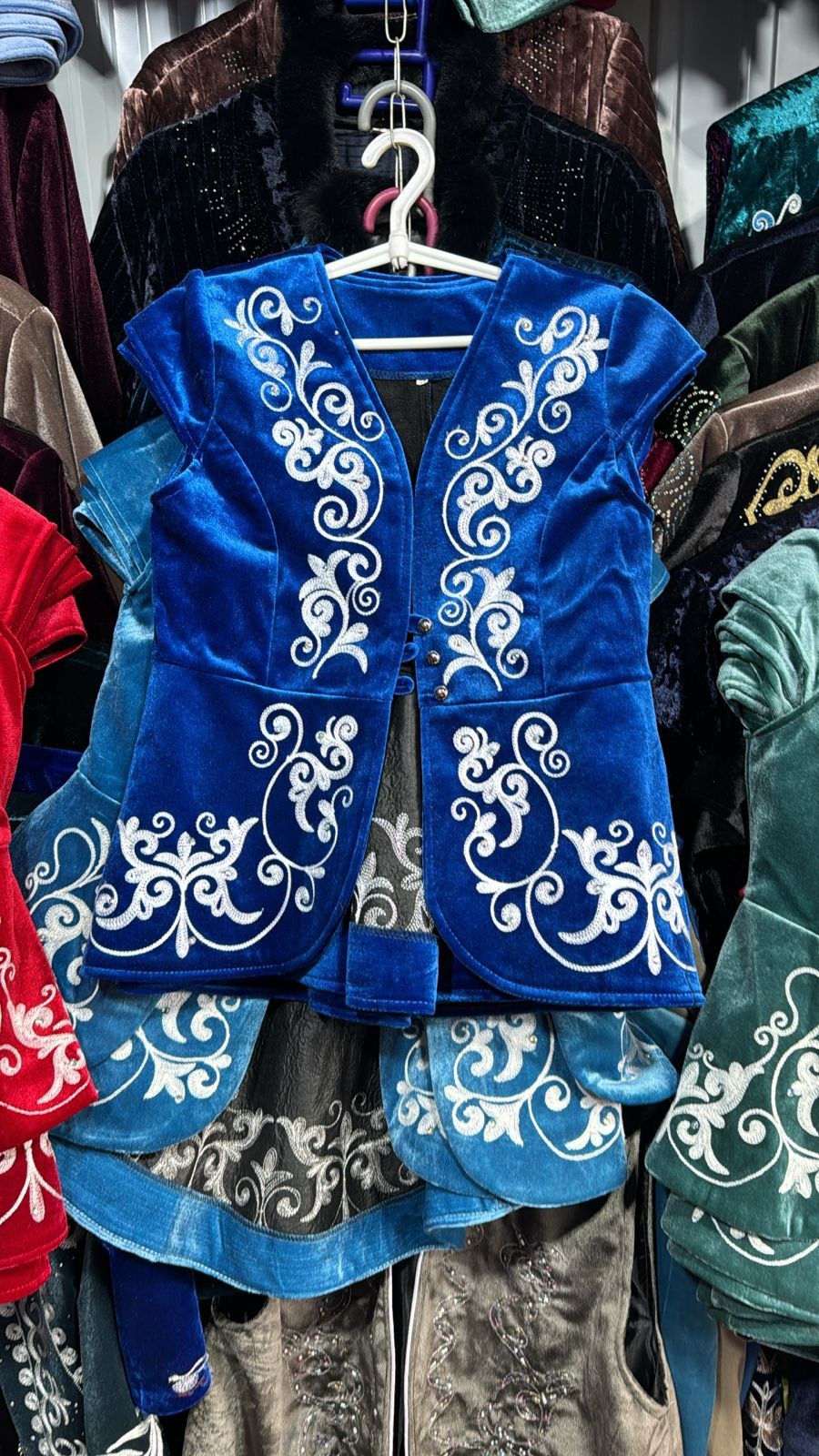 Национальный костюм синий