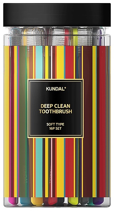 Kundal Deep clean зубная щетка мягкая 16 шт