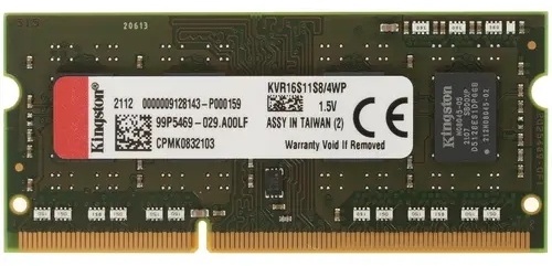 Купить Оперативная память Kingston KVR16S11S8/4WP 4 Гб в Алматы ...