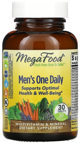 MegaFood Men's One Daily 30 таблеток