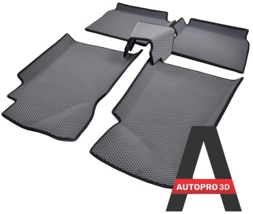 Autopro 3D EVA LUX AP3DEBGBL-1189 Hyundai i30 2007 — 2010 серый-черный